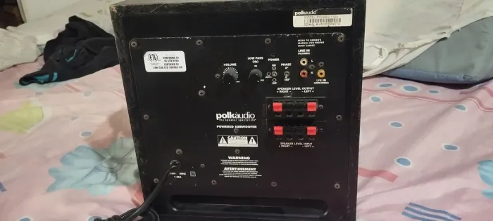 subwoofer polk 200w