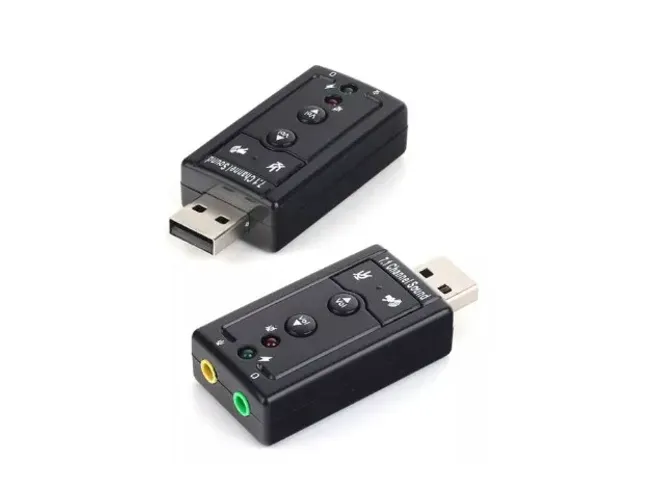 ADAPTADOR PLACA DE SOM 7.1 USB 2.0 HB-T64