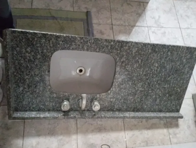 Tampo granito com cuba