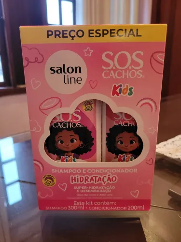 Kit S.O.S Cachos Kids Salon Line - Hidratação