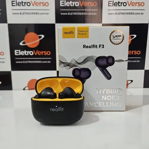 Fone Cancelamento de Ruído Realfit F3 sem fio