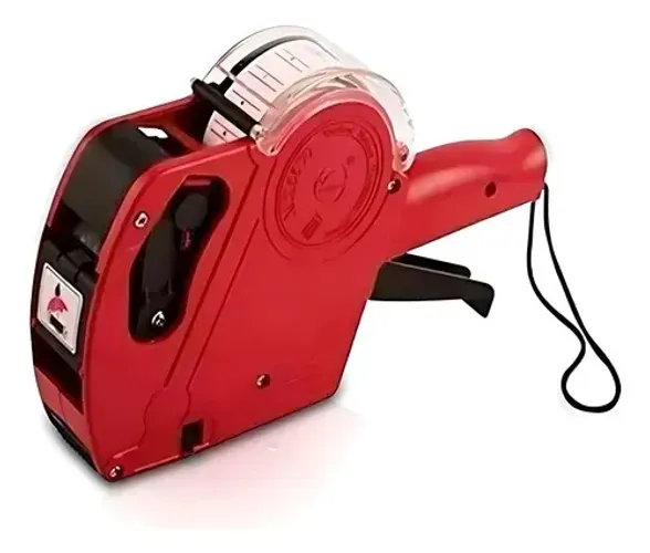 etiquetadora manual de preços 8 dígitos + refil + etiquetas - aih cn1413