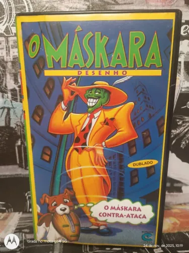 FITA VHS EUROPA DUBLADO - O MÁSCARA CONTRA ATACA - DESENHO