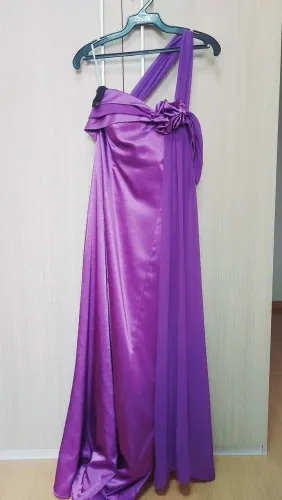 Vestido de Festa Roxo/lilás Elegante