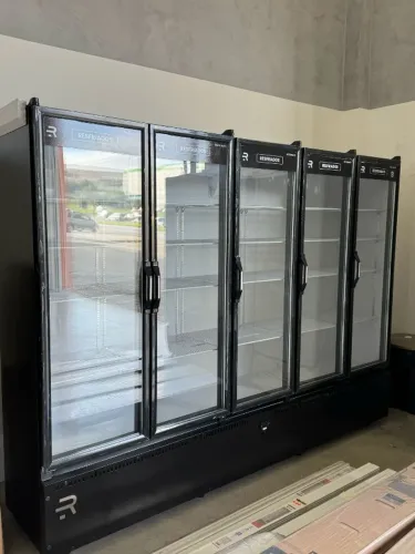 Expositor 5 portas refrimate refrigerado a pronta entrega (alef)