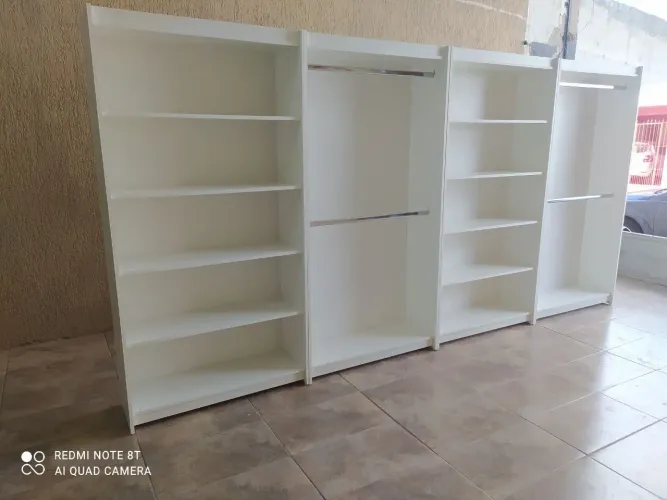 CLOSET CABIDEIRO DUPLO ESTANTE PRATELEIRA - NOVO - ENTREGA RÁPIDA 