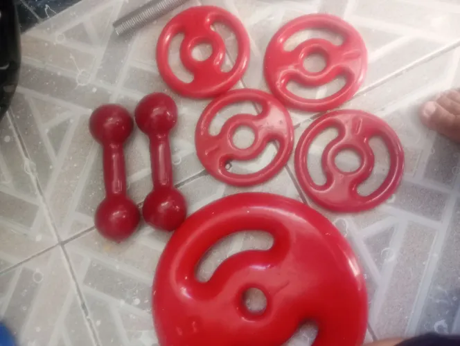 Anilha emborrachada 15 kg