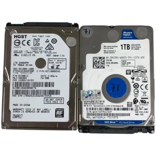 Lote de 2 HDD de 1TB - No Estado
