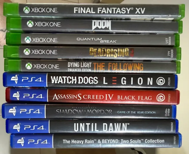 Jogos PS4 e Xbox semi novos