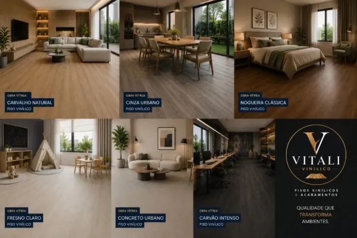 Piso vinílico instalado/ Oferta a partir de 99/m²