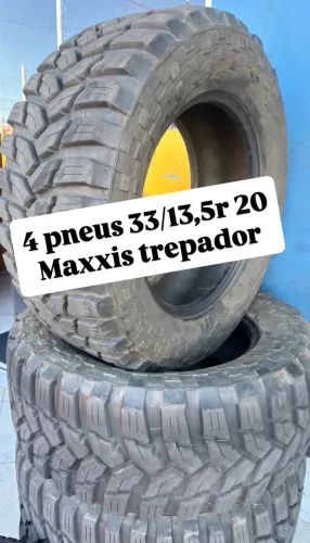 4 pneus 33x13,5r 20 marca maxxis trepador pneu zero