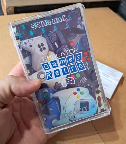 HD Externo 500GB USB 3.0  de 2,5" Otimizado para Rodar Sistemas de Jogos Retro no Windows 