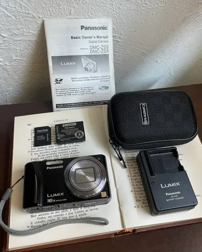 cybershot panasonic lumix dmc-zs8 completa!
