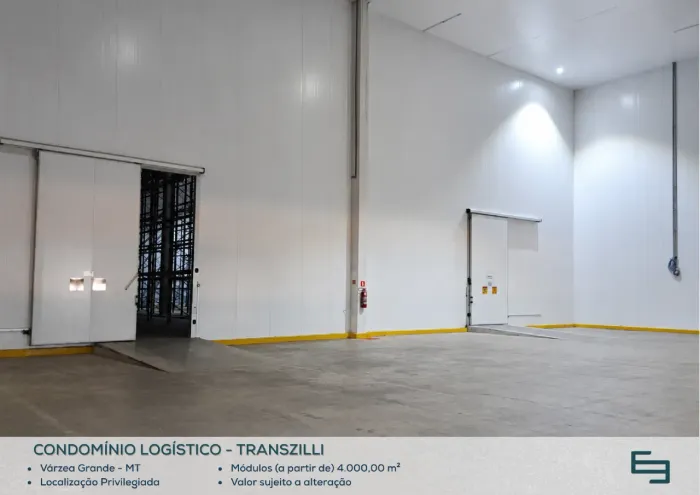 Galpão logístico de 4.000 m² em Várzea Grande/MT com capacidade para 2.175 posições palete