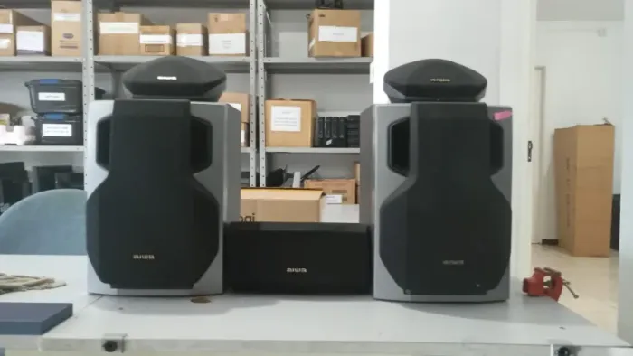 Conjunto 5 Caixas de Som Aiwa Surround - Relíquia e Potência