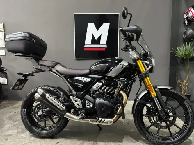 TRIUMPH SCRAMBLER 400 X 2025 7.000km - Baixa km - Com acessórios - Garantia ativa
