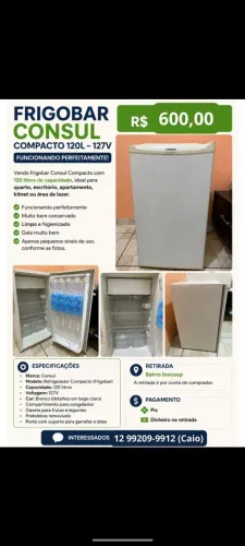 Consul Compacto 120 Litros (Modelo CRC12ABANA - 127V)