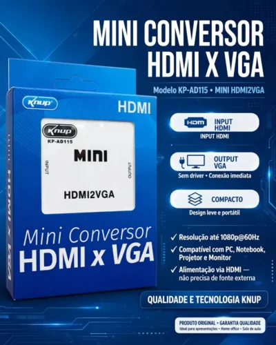 CONVERSOR HDMI/VGA