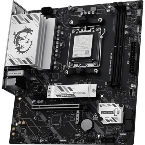 Placa-Mãe MSI B850M Gaming Wi-Fi 6E AM5 DDR5 Micro ATX