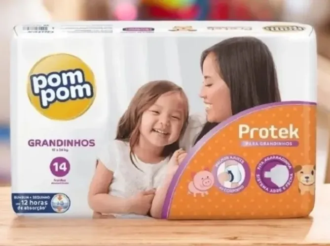 Fralda PomPom Grandinhos
