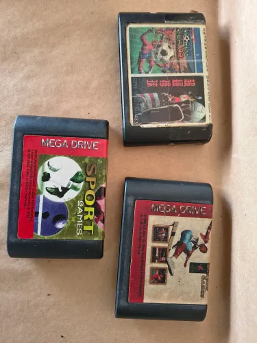 Lote jogos de esportes para vídeo game Mega drive