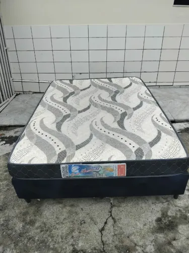 Cama box casal completa