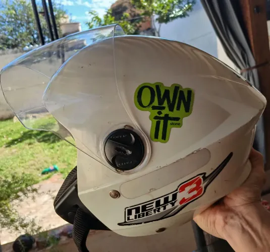Capacete liberta n 56 branco