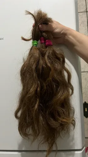 Cabelo Loiro escuro virgem