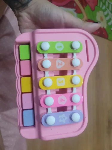 piano xilofone brinquedo musical infantil 2 em 1