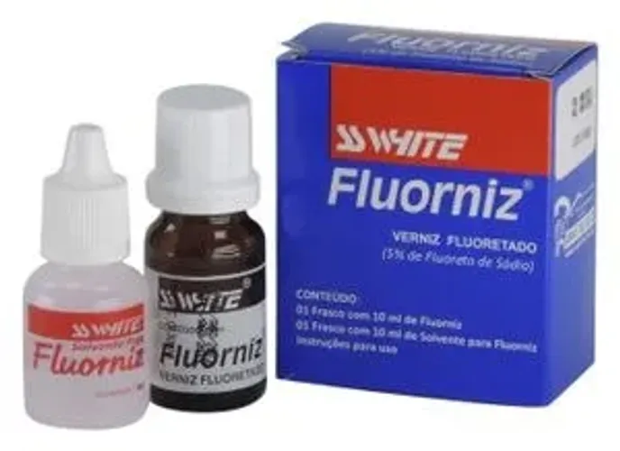 VERNIZ DE FLUOR FLUORETO DE SÓDIO 5% FLUORNIZ SSWHITE