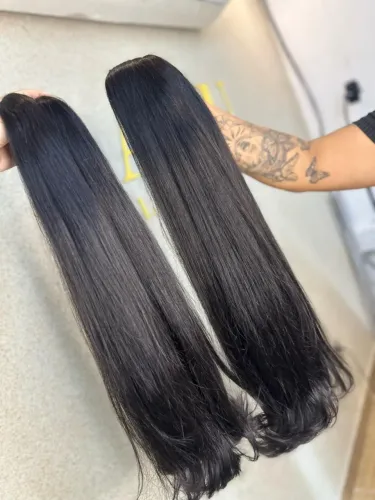 Vendo cabelo brasileiro 75cm 150gm na tela *68