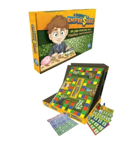 Jogo O Pequeno Empresário de Tabuleiro - Pais e Filhos