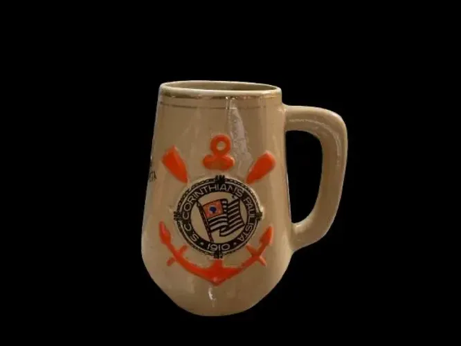 Caneca de chopp do Corinthians. Relíquia de 1977