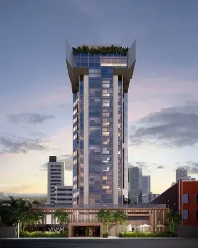 GG - VIVANT/ STUDIO 45m²/ ÓTIMA RENTABILIDADE/ BEIRA-MAR BOA VIAGEM/ VISTA PARA O MAR/ Boa