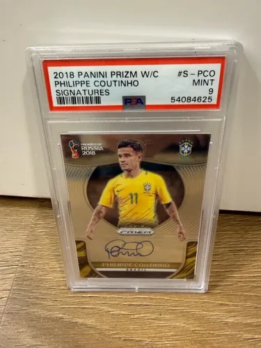 Carta graduada PSA assinada Philippe Coutinho
