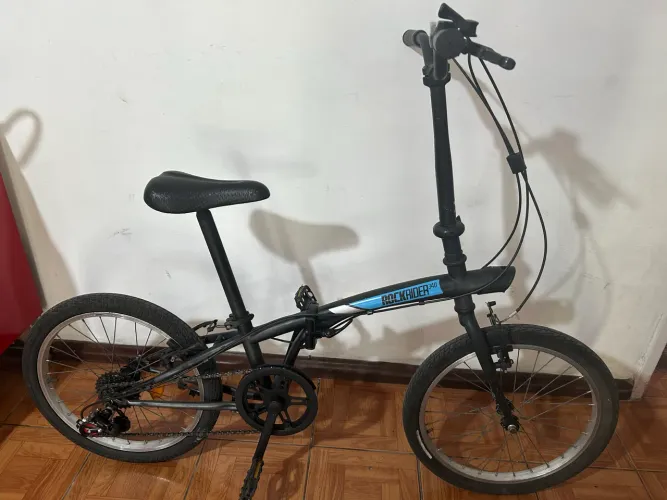Bicicleta aro 20 dobrável com marchas
