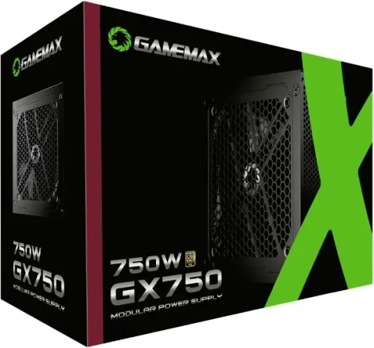Fonte ATX Gamemax GX-750W 80 plus gold pfc ativo core preta full modula