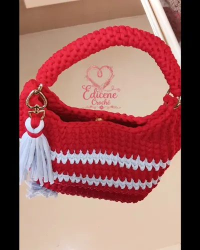Bolsa bag de crochê.