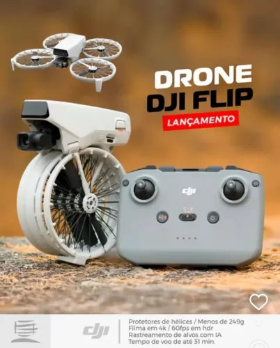 Drone (Novos) DJI Flip Standart (Em até 18X) Promo