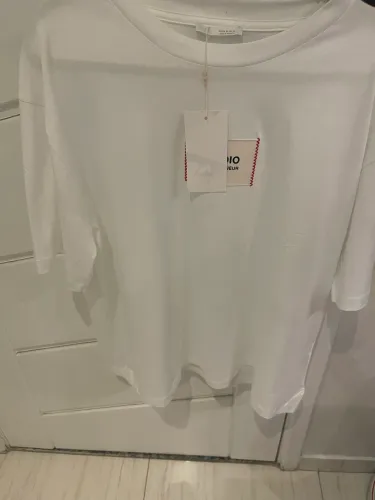 Camiseta Zara estampa nova nunca usada em algodão cor branca tamanho G na etiqueta