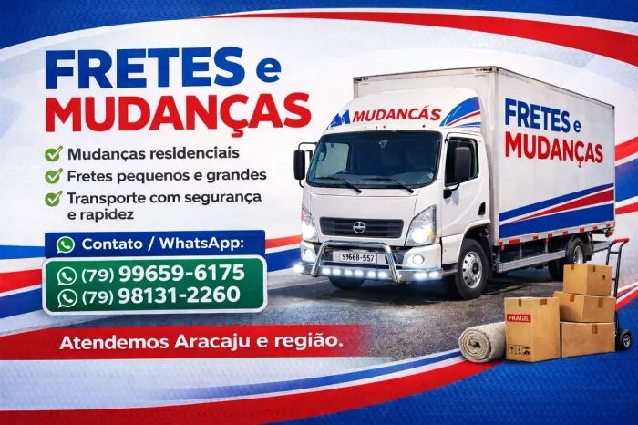 Fretes Mudanças Aracaju e regiões 