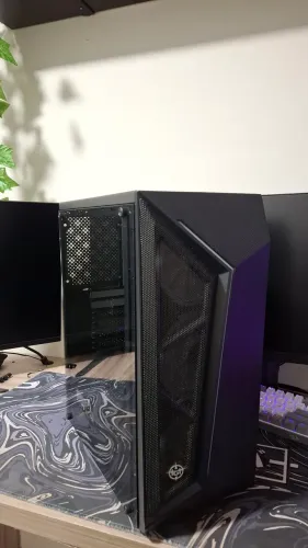 Gabinete Gamer TGT, Com 3 fans, ATX, Vidro Lateral Temperado