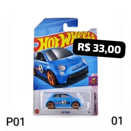 Hotwheels Fiat 500E
