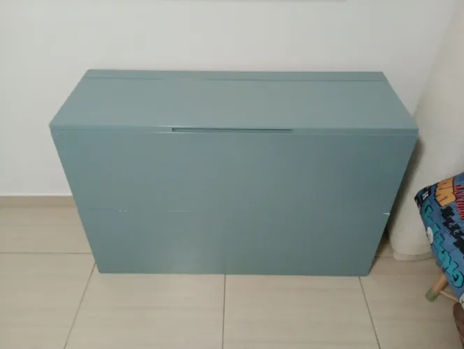 Baú infantil MDF laqueado azul