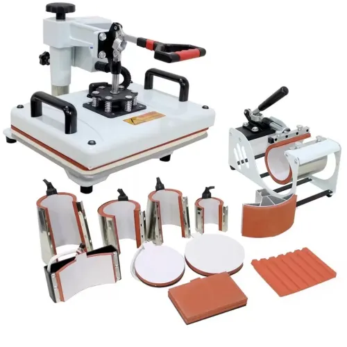Prensa Térmica Sublimação 10 em 1 29x38cm Plana Camiseta Caneca Boné Prato - 220v