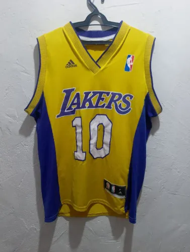 Los Angeles LAKERS basquete ADIDAS costurada tamanho G