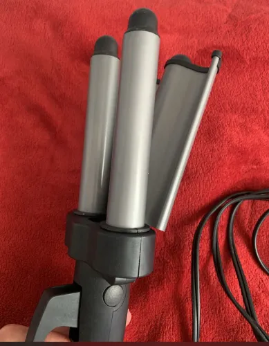 Modelador de cabelo tri ondas