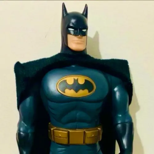  Batman Gigante 50cm Mimo - Boneco, Super Herói Liga Justiça Miniatura Homem Morcego Filme