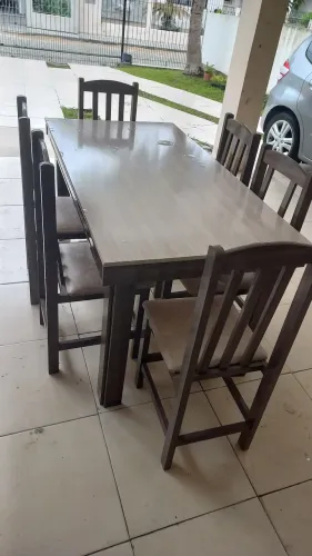 Mesa de jantar 6 cadeiras