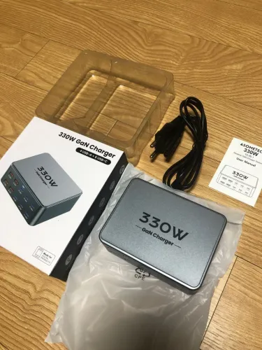 Carregador GaN Pro 330W de Mesa - Estação de Carga com 10 Portas USB